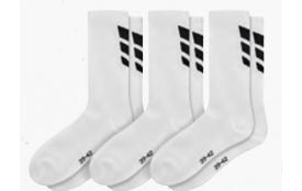 lot de 3 paires de chaussettes blanches