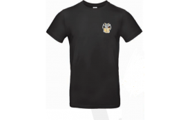 Tee shirt coton noir (Réf CGTK002 Black)