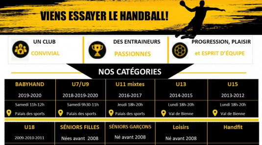 📢 Le Handball Saint-Claude recrute !